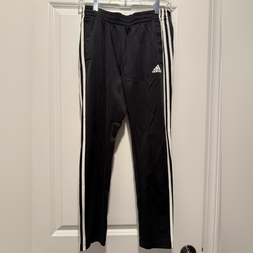Adidas Women’s Black Three-Stripe Track Pants